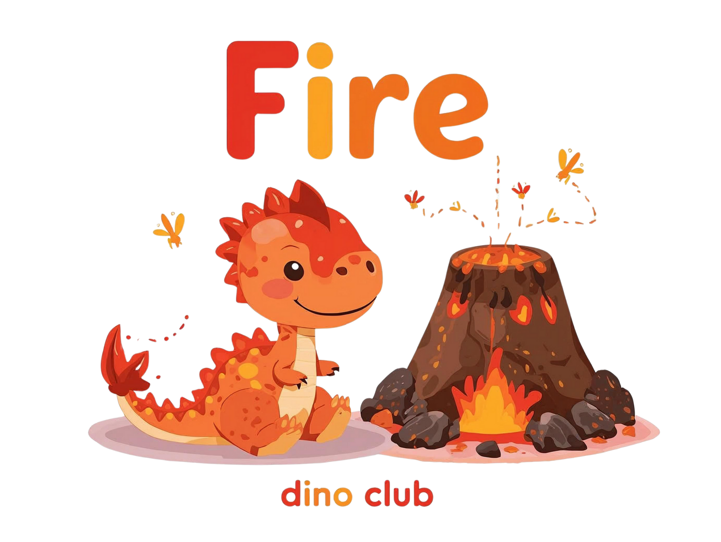 Fire dinosaur