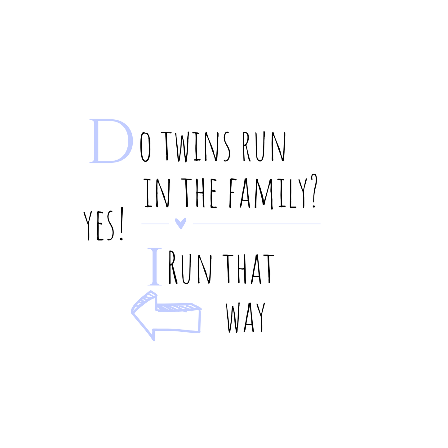 Do twins run in the family B/B