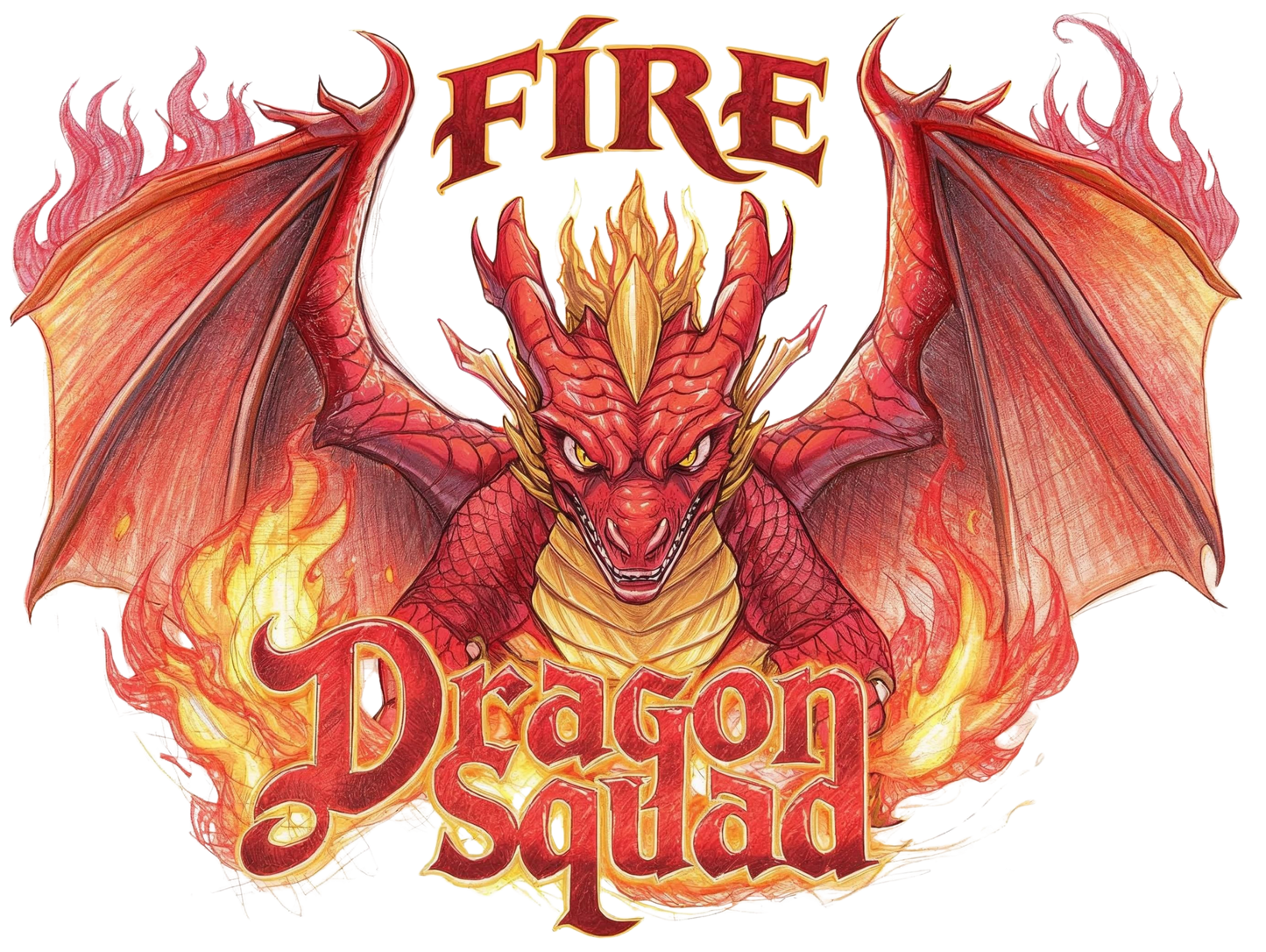 Fire dragon squad design 2