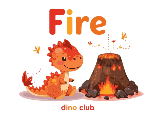 Fire dinosaur