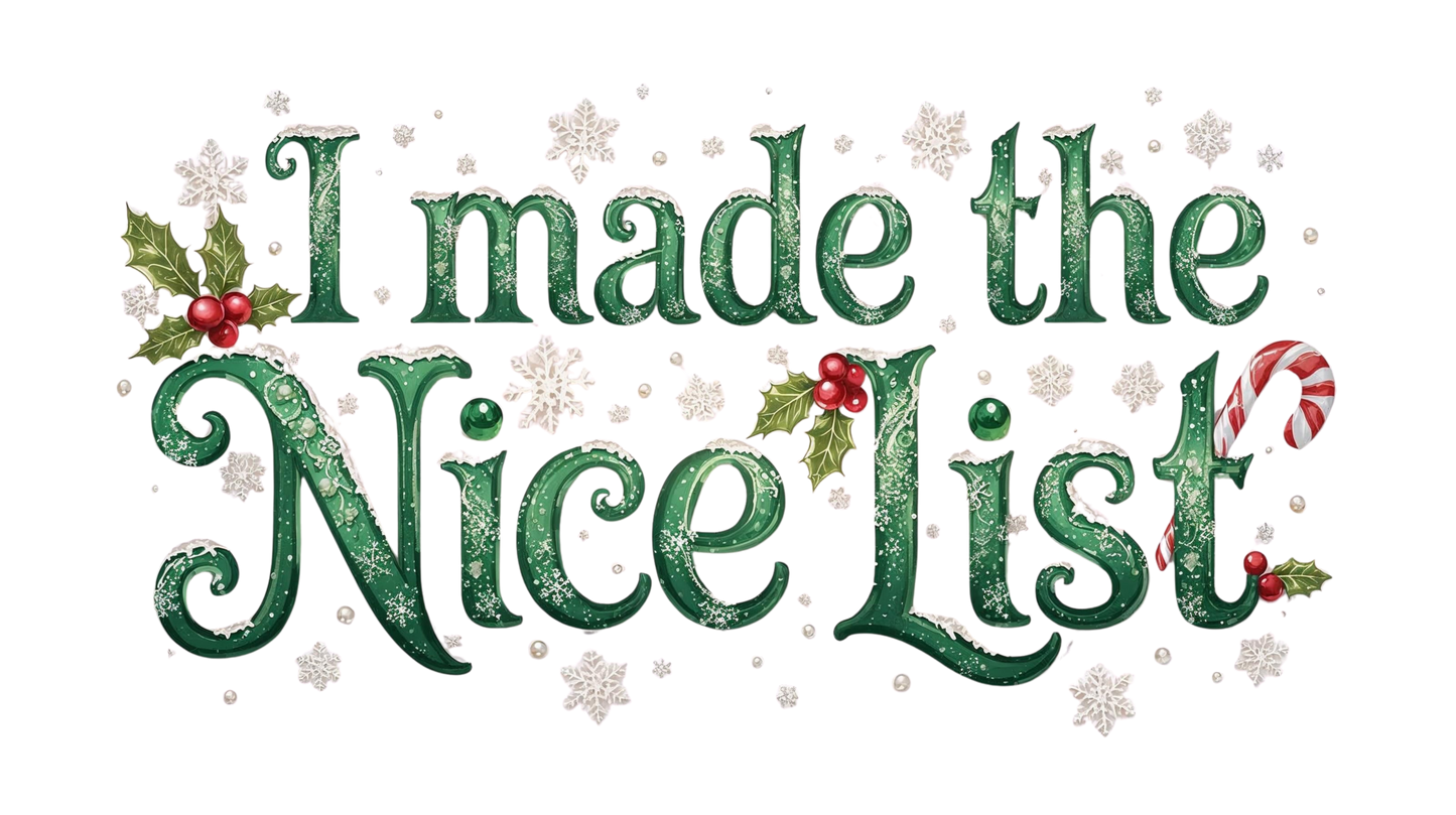 I made the nice list