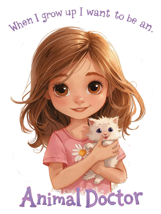When I grow up I want to be an animal doctor