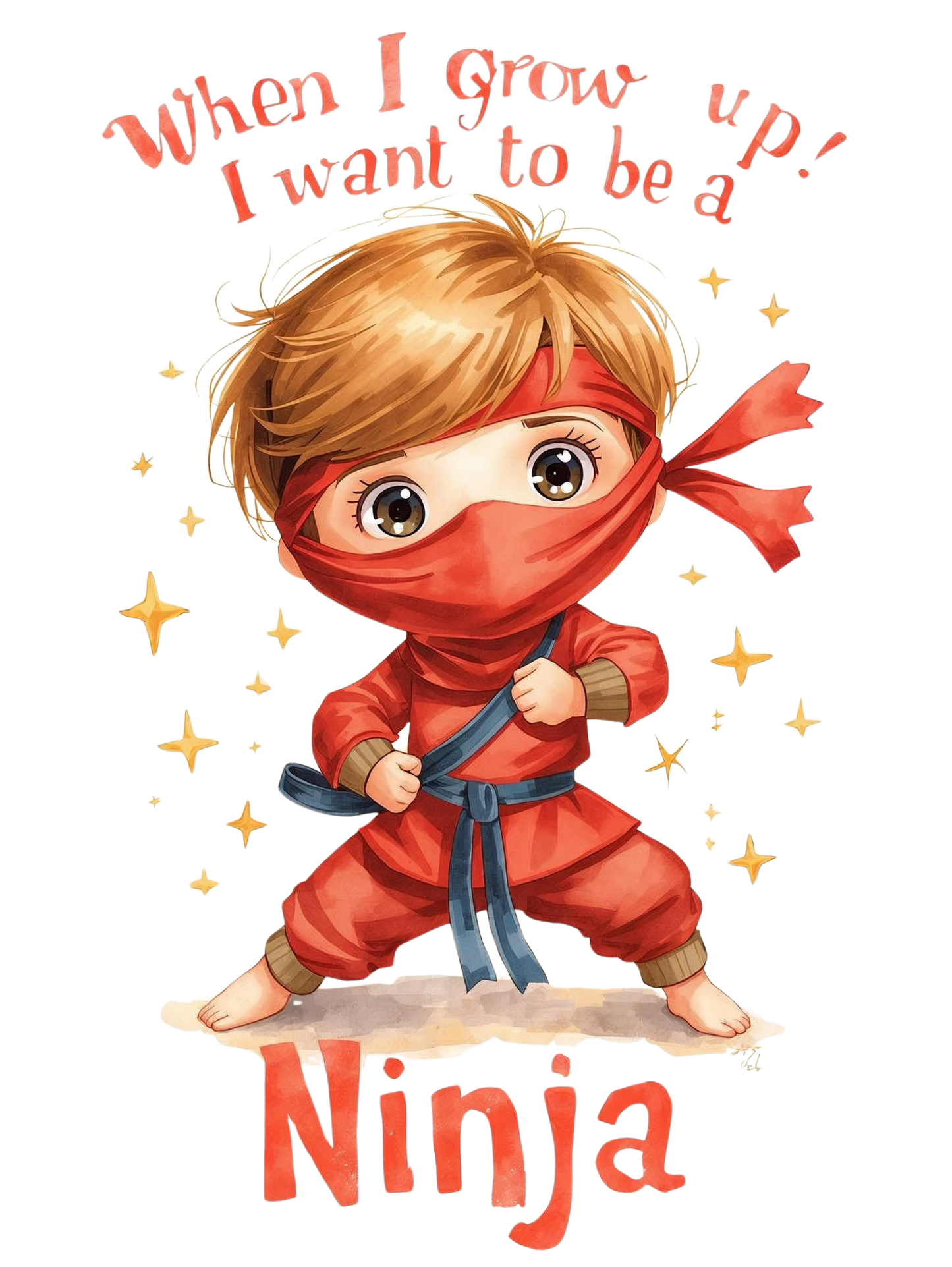 When I grow up I want to be a ninja