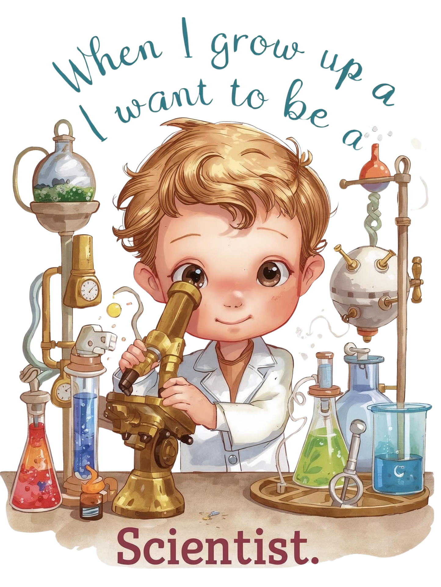 When I grow up I want to be a scientist