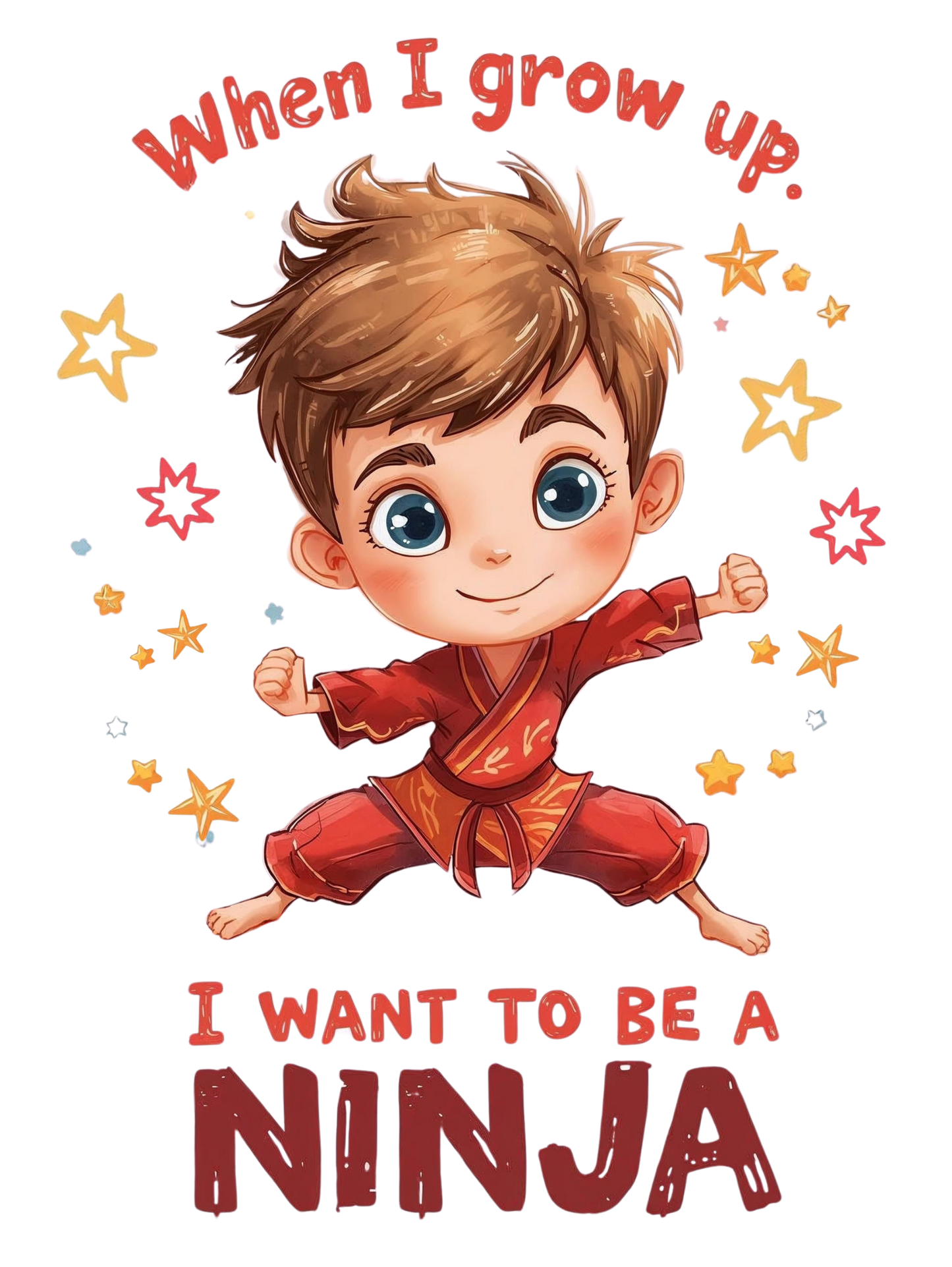 When I grow up I want to be a ninja