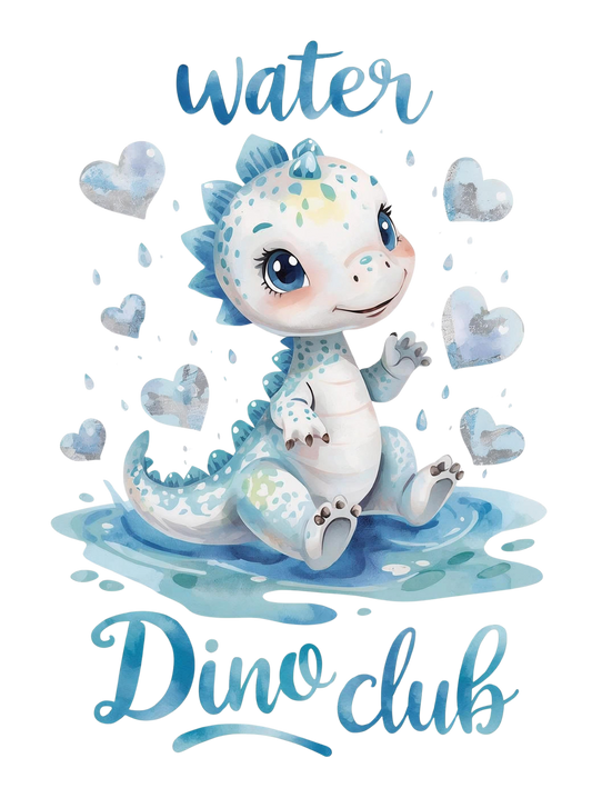 Water dinosaur design 1