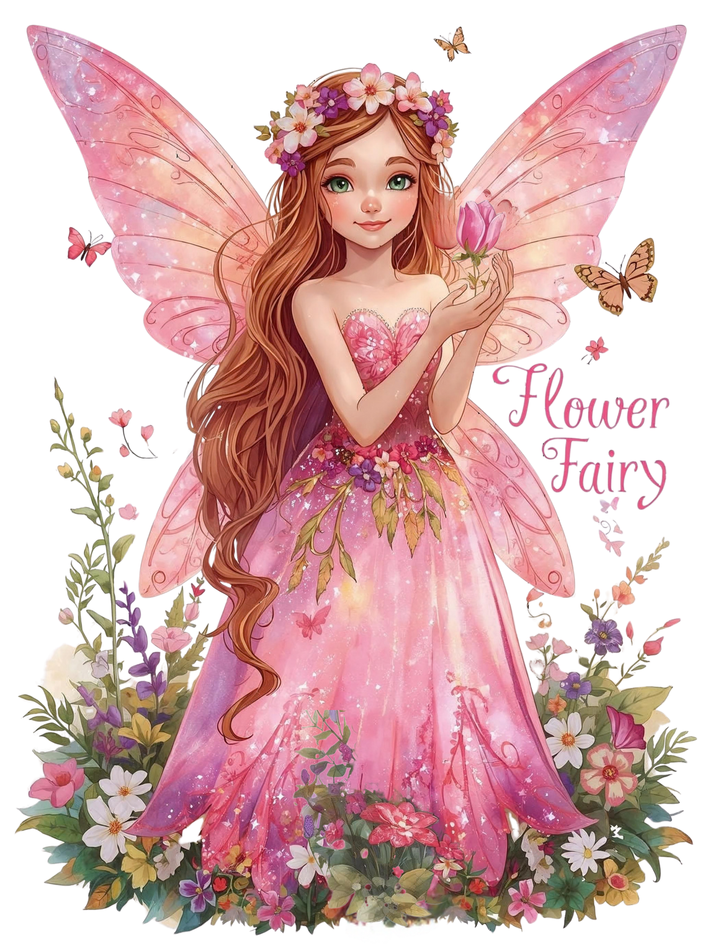 Flower fairy design 3