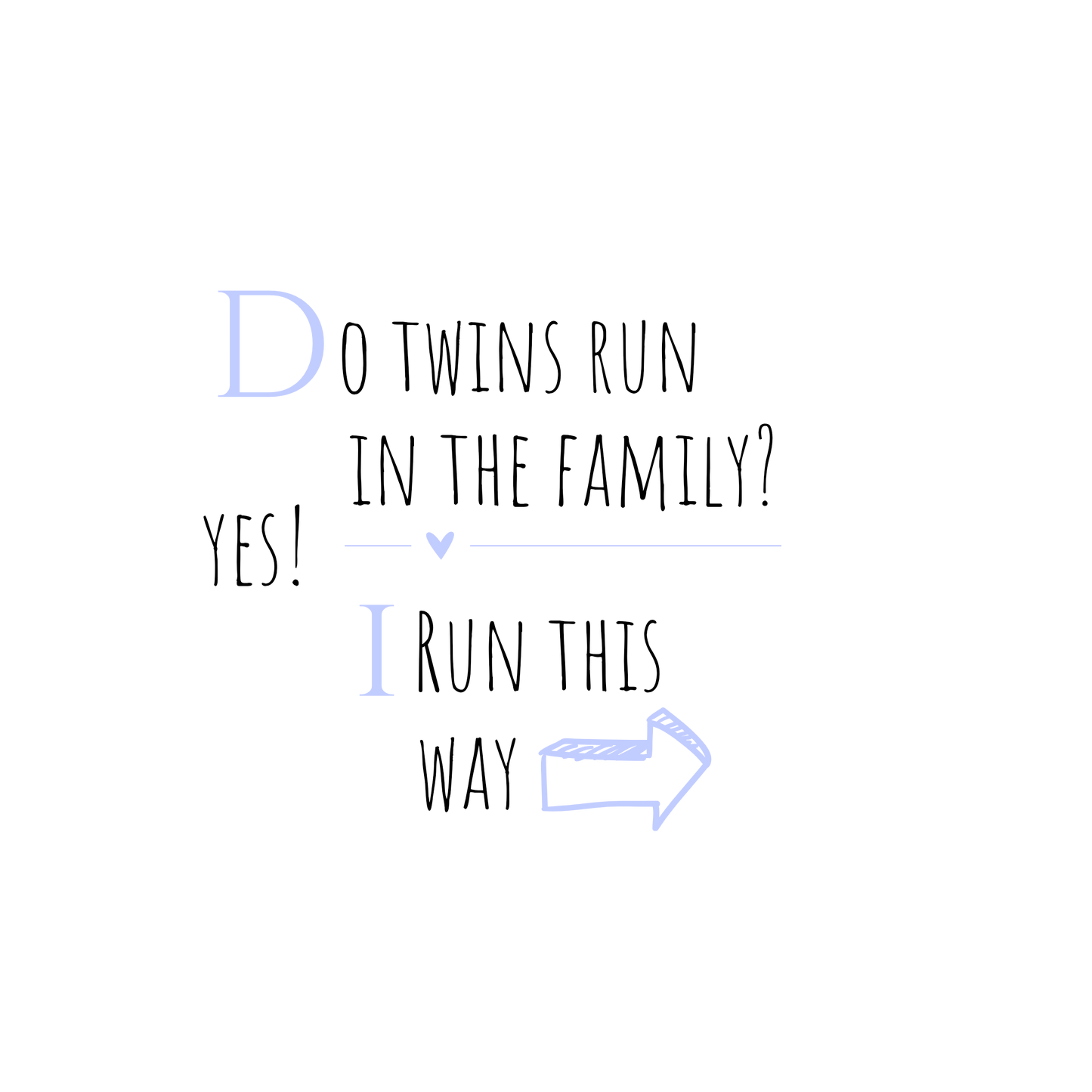 Do twins run in the family B/B