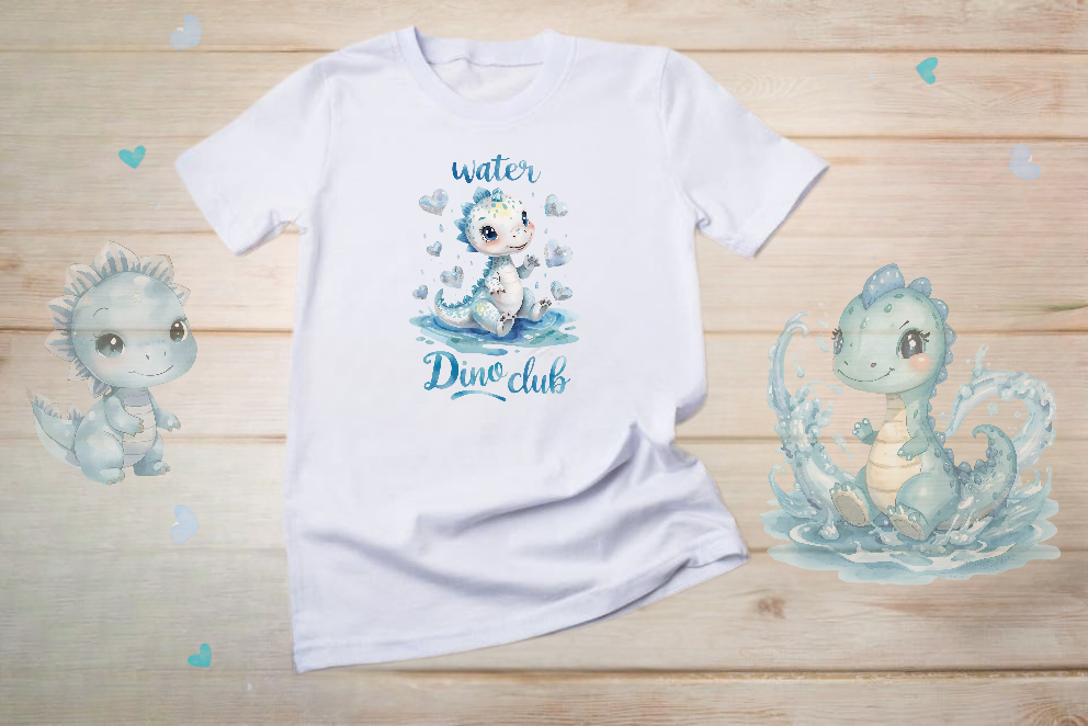 Water dinosaur design 1