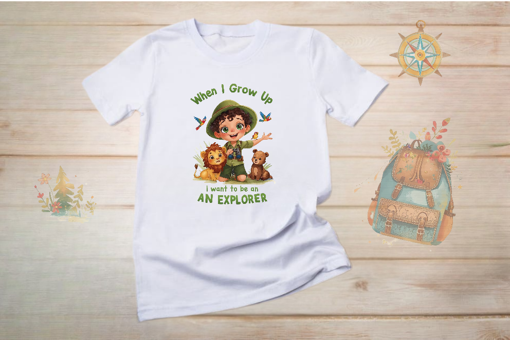 When I grow up I want to be an explorer